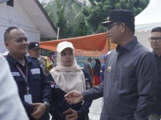 Pj. Bupati Aceh Selatan Bersama Unsur Forkopimda Kunjungi TPS
