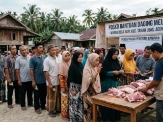 Warga Desa Bayi Tanah Luas Mengaku Tidak Dapat Daging Meugang Bantuan Presiden Prabowo Subianto